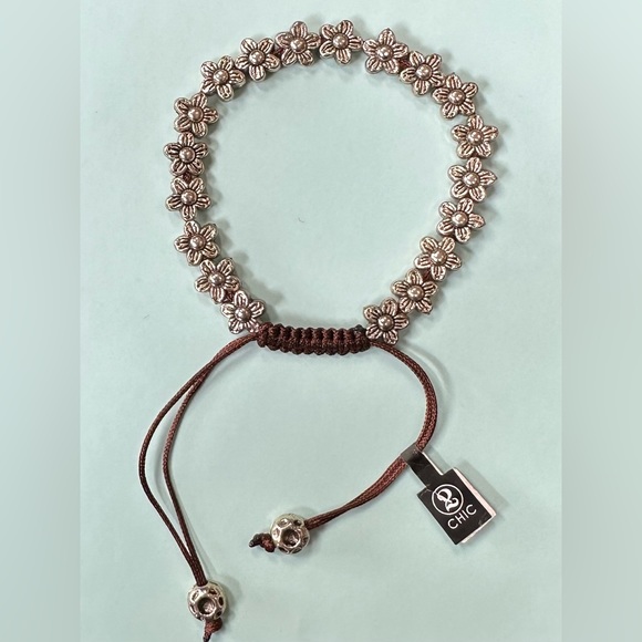 Pewter Daisy Chain bracelet - Picture 1 of 3